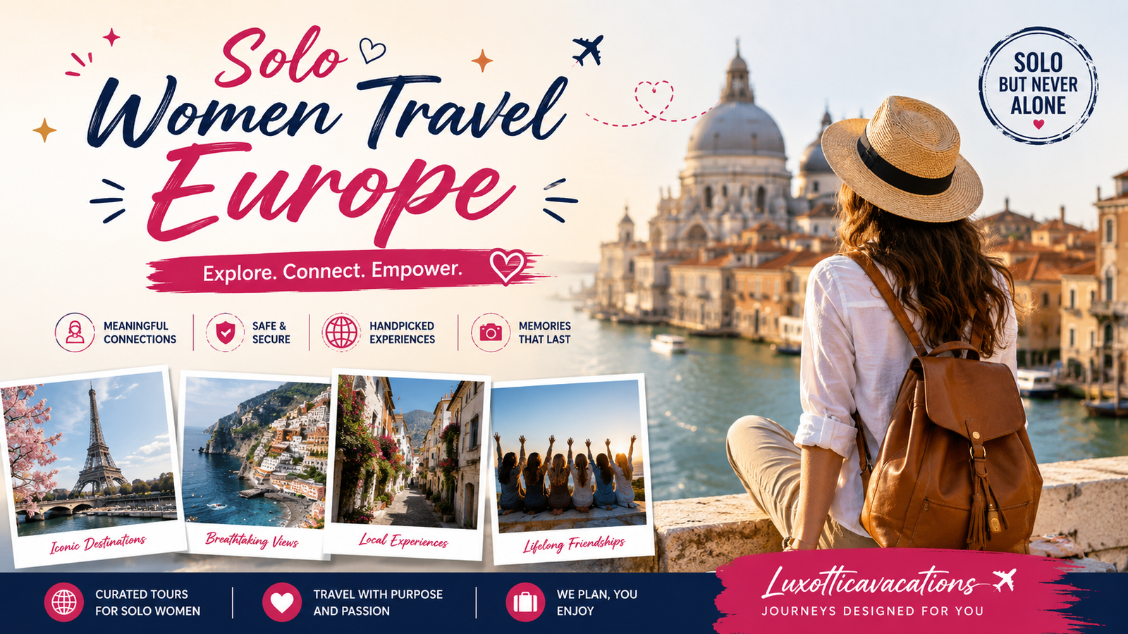 Solo Women Travel Europe – Luxotticavacations